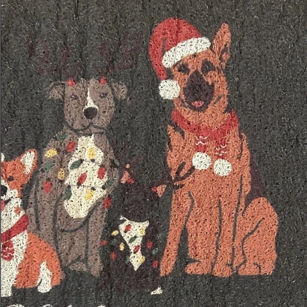 Merry Woofmas Dog Holiday Mat